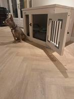 Stijgerhouten Hondenhok/bench, Dieren en Toebehoren, Hondenhokken, Ophalen of Verzenden, Gebruikt, 110 cm of meer, 100 cm of meer