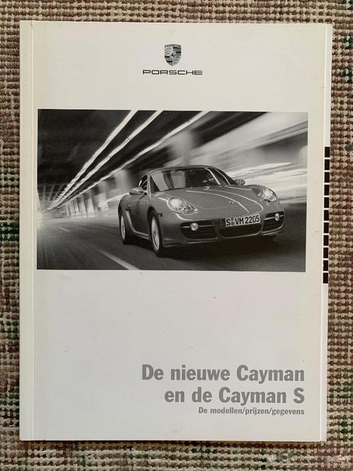 Nederlandse prijslijst Porsche Cayman S 987 2006 nieuw!, Boeken, Auto's | Folders en Tijdschriften, Nieuw, Porsche, Ophalen of Verzenden