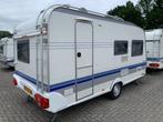 Hobby De Luxe 440 SF Voortent/Fietsendrager, Dwarsbed, Hobby, Bedrijf, Treinzit