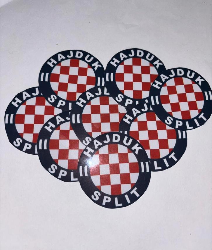 Hajduk split logo sticker, Verzamelen, Sportartikelen en Voetbal, Nieuw, Poster, Plaatje of Sticker, Buitenlandse clubs, Ophalen of Verzenden