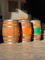 IJSBAD | DOMPELBAD | 330L Eikenhouten wijnvat | BADENVAT, Tuin en Terras, Regentonnen, 150 liter of meer, Ophalen, Zo goed als nieuw