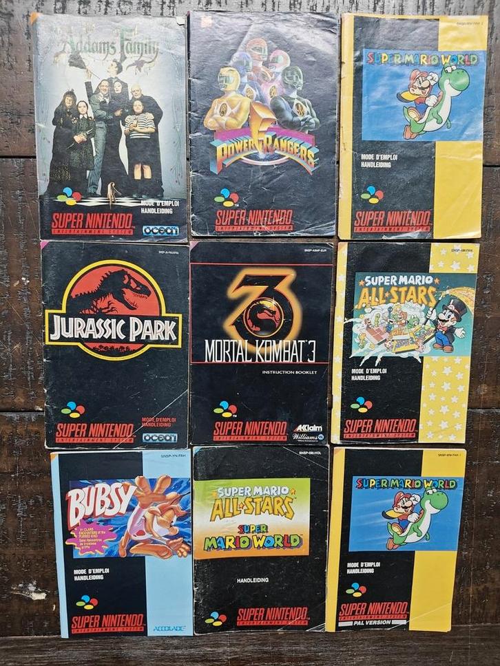 SNES handleidingen, Spelcomputers en Games, Games | Nintendo Super NES, Zo goed als nieuw, Racen en Vliegen, 1 speler, Vanaf 3 jaar