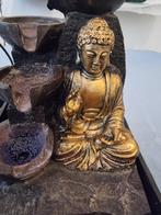 Boeddha waterval fontein met adapter – 17 cm hoog, Ophalen of Verzenden, Nieuw