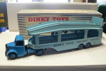 bedford pullmore car transporter with ramp-dinky toys#982--- beschikbaar voor biedingen