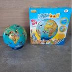 puzzelbol,puzzel globe,wereldbol puzzel,globe puzzel, Ophalen of Verzenden, Minder dan 500 stukjes, Zo goed als nieuw, Rubik's of 3D-puzzel