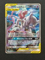 Mewtwo & Mew GX SM191 Black Star Promos, Ophalen of Verzenden, Zo goed als nieuw