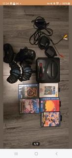 Sega Mega drive II met 5 spellen en 4 controllers, Spelcomputers en Games, Spelcomputers | Sega, Mega Drive, Ophalen of Verzenden