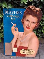 Players Virginia reclamekarton / sigaretten pin-up, Ophalen of Verzenden, Zo goed als nieuw, Reclamebord