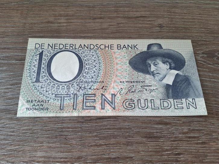 Vrijwel UNC biljet 10 gulden Staalmeester, 1943, Postzegels en Munten, Bankbiljetten | Nederland, 10 gulden, Ophalen of Verzenden