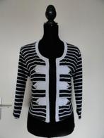 Betty Barclay bolero gestreepte jasje maat 44, Maat 42/44 (L), Betty Barclay, Zo goed als nieuw, Jasje