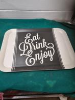 dienblad eat drink enjoy kunststof, Huis en Inrichting, Ophalen of Verzenden