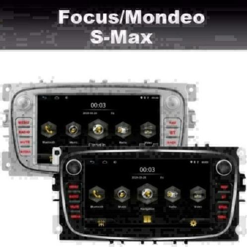 Ford Focus Mondeo Smax Galaxy radio navigatie android 9 dab, Auto diversen, Autoradio's, Nieuw, Ophalen of Verzenden