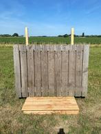 Schuttingscherm 180x130cm 21 planks Mp25045, Ophalen, Hout, Minder dan 3 meter, 1 tot 2 meter