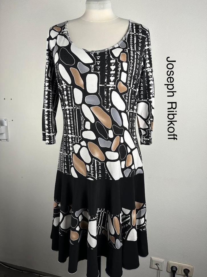 Joseph Ribkoff Jurk  (mt: 42) 19,5/9191, Kleding | Dames, Jurken, Zo goed als nieuw, Maat 42/44 (L), Zwart, Knielengte, Ophalen of Verzenden