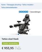 ZGAN Behandelstoel Tattoostoel Stoel Hydraulisch, Ophalen, Zo goed als nieuw, Metaal