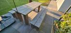 Picknicktafel  incl kussens, Tuin en Terras, Picknicktafels, Ophalen, Zo goed als nieuw, Rechthoekig