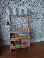Houten winkeltje, Kinderen en Baby's, Speelgoed | Houten speelgoed, Ophalen of Verzenden, Zo goed als nieuw