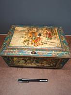 Vintage Kerst Blik, Ophalen of Verzenden