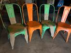 Nieuw! Stalen stoelen, industriële uitstraling, Ophalen, Overige kleuren, Nieuw, Vier