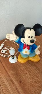 Vintage Heico Mickey Mouse lamp, Verzamelen, Disney, Ophalen of Verzenden, Mickey Mouse, Gebruikt, Beeldje of Figuurtje