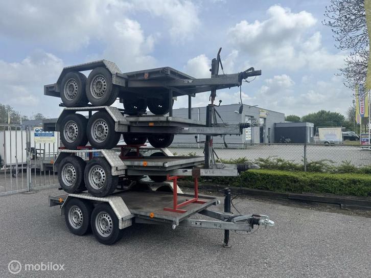 Anssems chassis transporter aggregaat machine compressor, Auto diversen, Aanhangers en Bagagewagens, Gebruikt