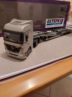 Lion toys mercedes actros estepe trucktransporter 1:50 truc, Hobby en Vrije tijd, Modelauto's | 1:50, Ophalen of Verzenden, Nieuw