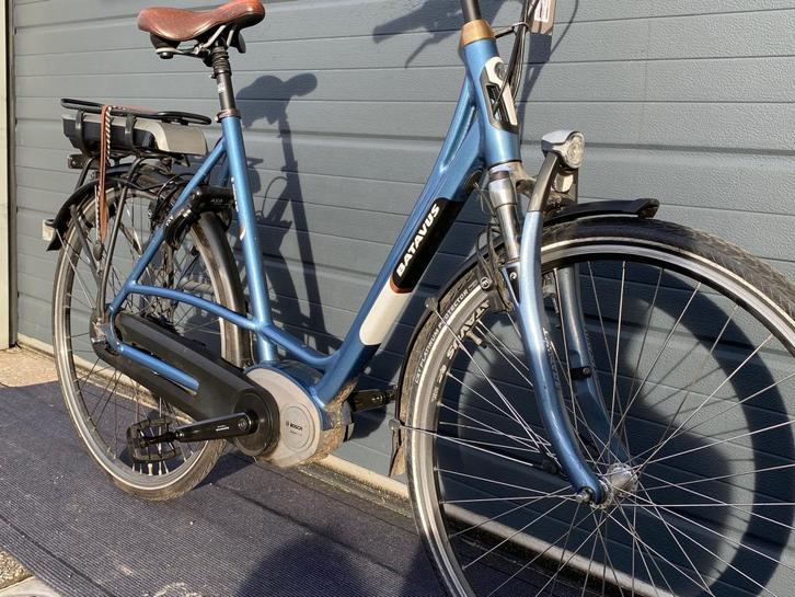 Batavus Milano e-go D57cm Bosch middenmoter 300wh, Fietsen en Brommers, Fietsen | Dames | Damesfietsen, Gebruikt, Batavus, (Extra) lage instap