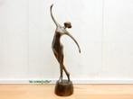 068* Bronzen ballerina abstract(Boven€75 geen verzendkosten), Tuin en Terras, Tuinbeelden, Ophalen of Verzenden, Nieuw, Overige materialen