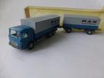 Wiking 470 MAN Bussing vrachtwagen + aanhanger met huif, Ophalen of Verzenden, Zo goed als nieuw, Bus of Vrachtwagen, Wiking
