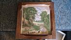 oude tegel in lijst, Antiek en Kunst, Curiosa en Brocante, Ophalen of Verzenden