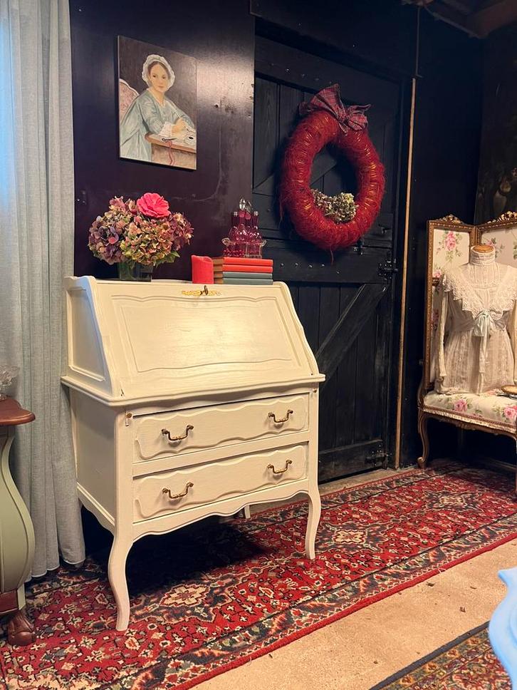 Vintage secretaire, Huis en Inrichting, Kasten | Secretaires, Zo goed als nieuw, Ophalen