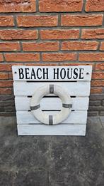 Beach House Wanddecoratie met Reddingsboei, Ophalen, Zo goed als nieuw