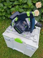Festool TS 55 FEBQ, Invalzaag, Ophalen of Verzenden, Zo goed als nieuw, 30 tot 70 mm
