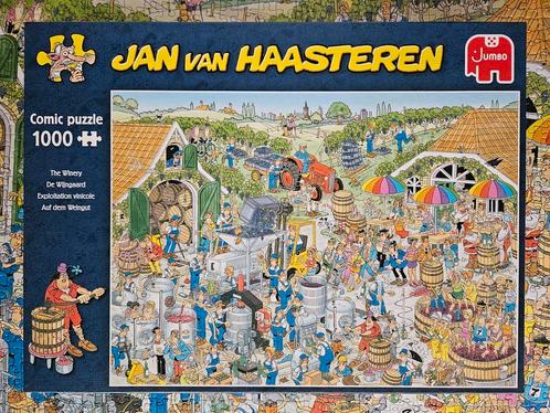 Jan van Haasteren 1000 stukjes De Wijngaard, Hobby en Vrije tijd, Denksport en Puzzels, Zo goed als nieuw, Ophalen of Verzenden