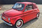 Fiat 500F Candy Rood Cabriolet, Auto's, 510 kg, Cabriolet, 4 stoelen, Particulier