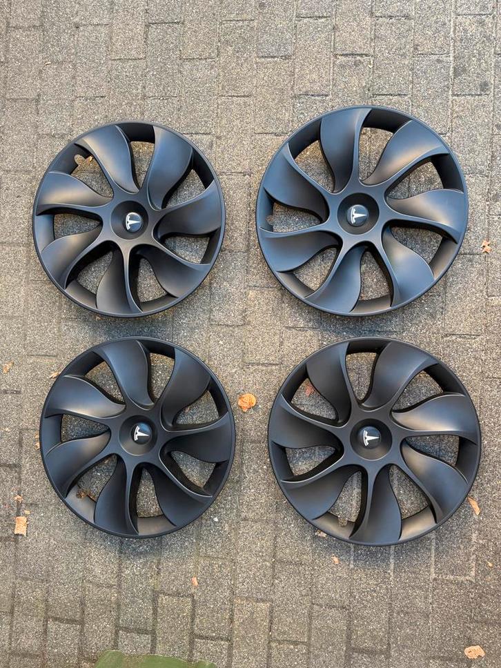 Tesla Model Y Gemini Wielkappen - 4 stuks, Auto-onderdelen, Banden en Velgen, Banden en Velgen, Zomerbanden, 19 inch, 245 mm, Personenwagen