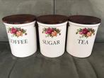 Royal albert old country roses 3 x bussen❤️🤍💙, Ophalen, Porselein, Overige stijlen