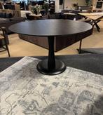 Eettafel rond 120cm zwart mango Direct/leverbaar E-2074, Huis en Inrichting, Tafels | Eettafels, Nieuw, 100 tot 150 cm, #Industrieel#Rond#Mangohout#Trompetpoot