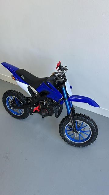 Stijlvolle Crossmotor Voor Kids | Blauw & 50cc beschikbaar voor biedingen