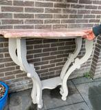 Tafel/wandmeubel met marmeren blad, Ophalen