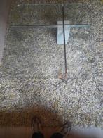 Vintage glazen salontafel  60/70e jaren, Huis en Inrichting, Tafels | Salontafels, Ophalen, Gebruikt, 100 tot 150 cm, Vintage modern