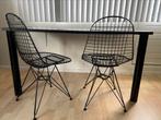 Wire chair Vitra 2 stuks zwart, Ophalen, Zo goed als nieuw, Zwart