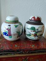 Twee prachtige vintage Chinese porseleinen gemberpotten, Antiek en Kunst, Antiek | Porselein, Verzenden