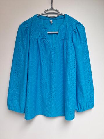 Trendy blauwe top / tuniek ONLY - maat XS 34 beschikbaar voor biedingen