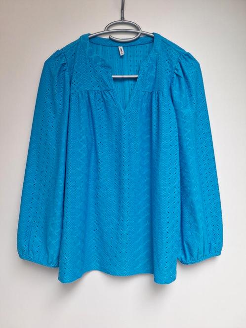 Trendy blauwe top / tuniek ONLY - maat XS 34, Kleding | Dames, Blouses en Tunieken, Gedragen, Maat 34 (XS) of kleiner, Blauw, Ophalen of Verzenden