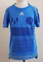 Adidas lichtblauw shirt mt. 128, Adidas, Sport- of Zwemkleding, Ophalen of Verzenden, Zo goed als nieuw