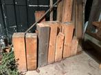 Rest stukken douglas balken 15x15, Doe-het-zelf en Verbouw, Hout en Planken, Ophalen, Zo goed als nieuw, Balk, Overige houtsoorten