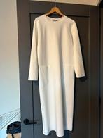 Mooie lange gebroken witte jurk van Zara te koop, Ophalen of Verzenden, Zo goed als nieuw, Maat 36 (S), Onder de knie