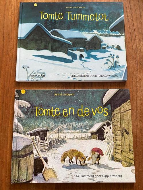 Tomte Tummetot & Tomte en de vos - A. Lindgren, Christofoor, Boeken, Prentenboeken en Plaatjesalbums, Gelezen, Prentenboek, Ophalen of Verzenden