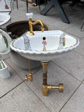 Porcelaine de Paris (Badkamer)set Pierre Frey Collectie Café beschikbaar voor biedingen